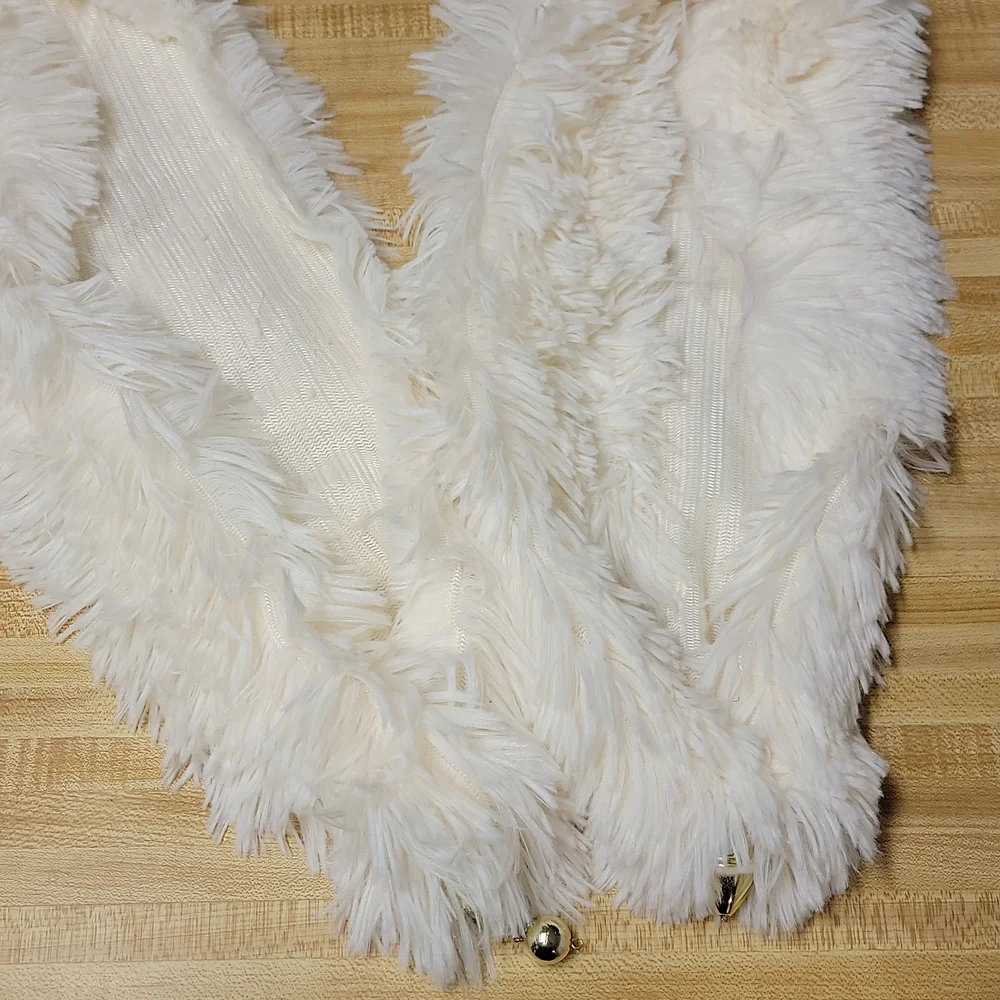 White Women's Scarf - Picture 3 of 3